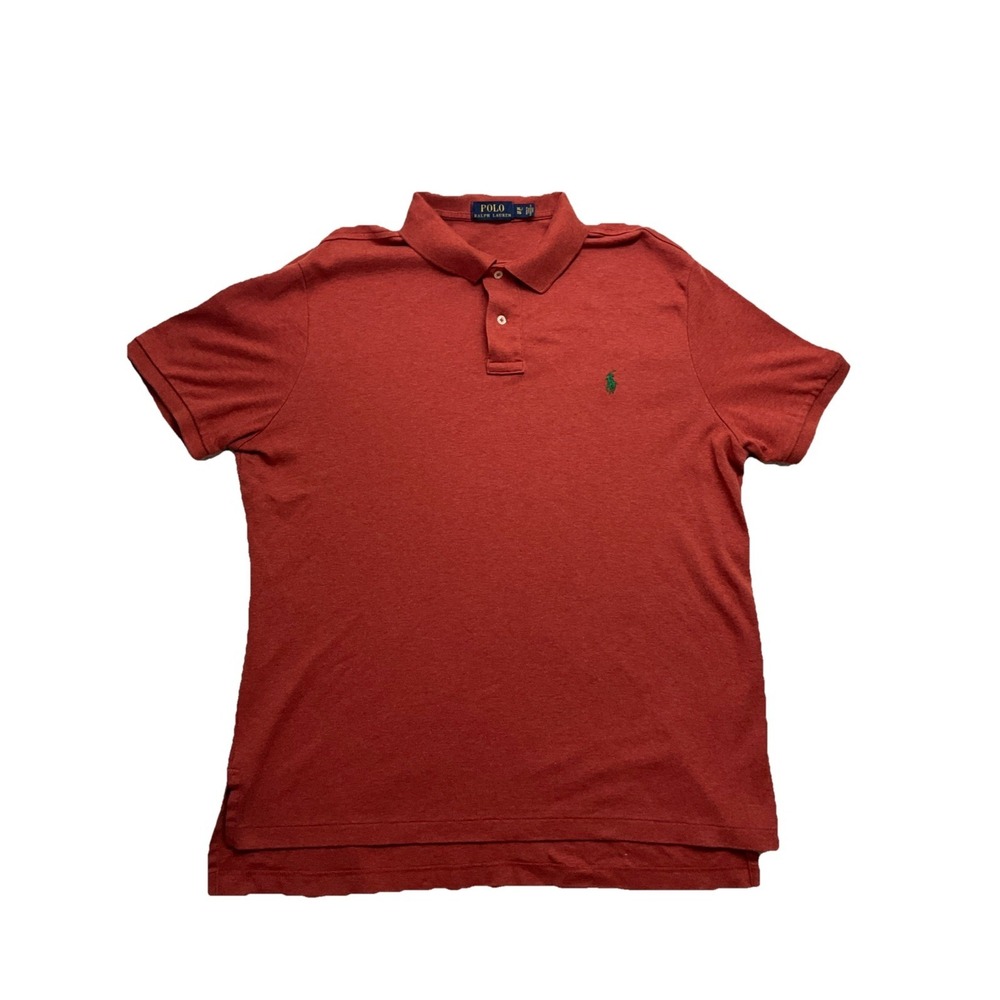 Polo Ralph‎ Lauren Red Polo Shirt Men's Size XL Short Sleeve Cotton Classic Fit
